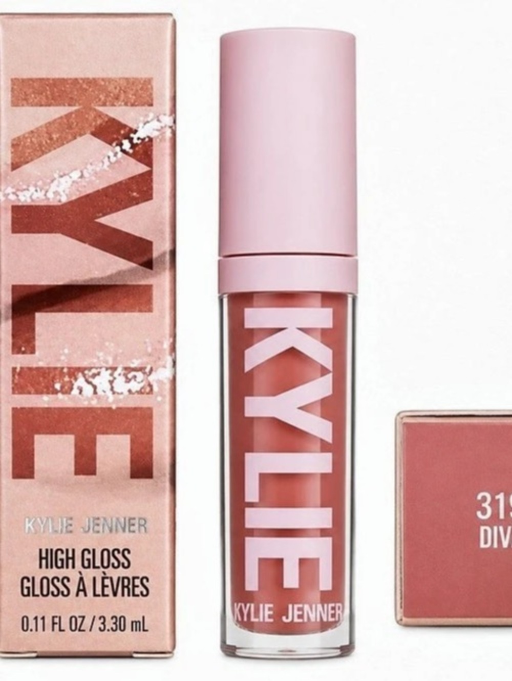 Kylie Cosmetics High Gloss Lip Gloss 319 Diva + free gift